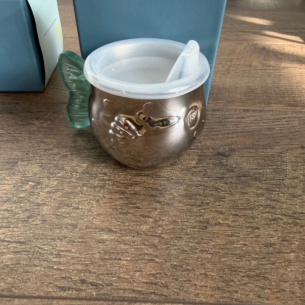 Reed & Barton SeaTails Fish Cup Kids One Size‎ Silver